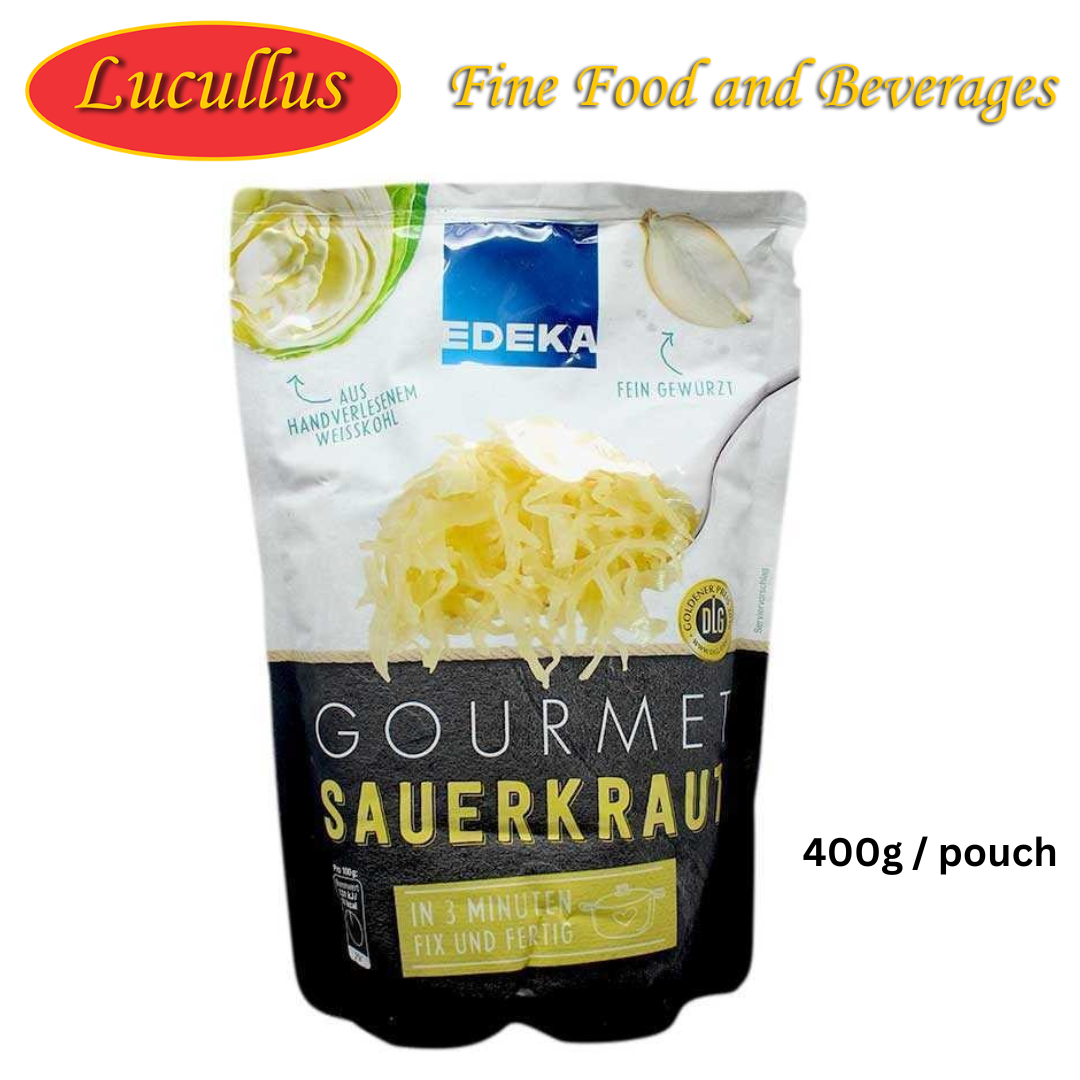 EDEKA - GOURMET SAUERKRAUT / PICKLED CABBAGE 400G