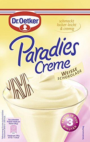 Dr. Oetker Paradise Creme Weisse Schokolade / Paradise White Cream 70g