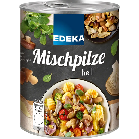 Edeka - Mix of Mushrooms - 400 g can / Mischpilze