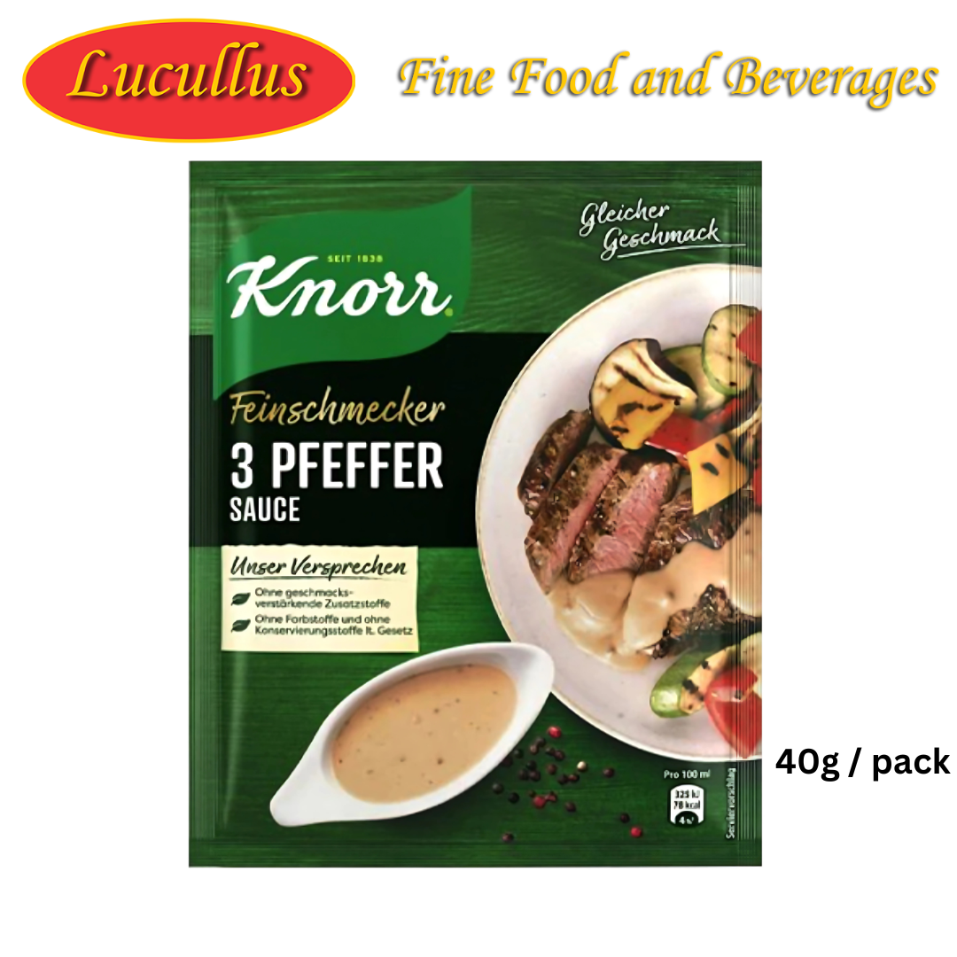 KNORR - 3 PFEFFER SOSSE / PEPPER SAUCE