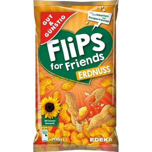 G&G Flips for Friends Erdnuss 200G