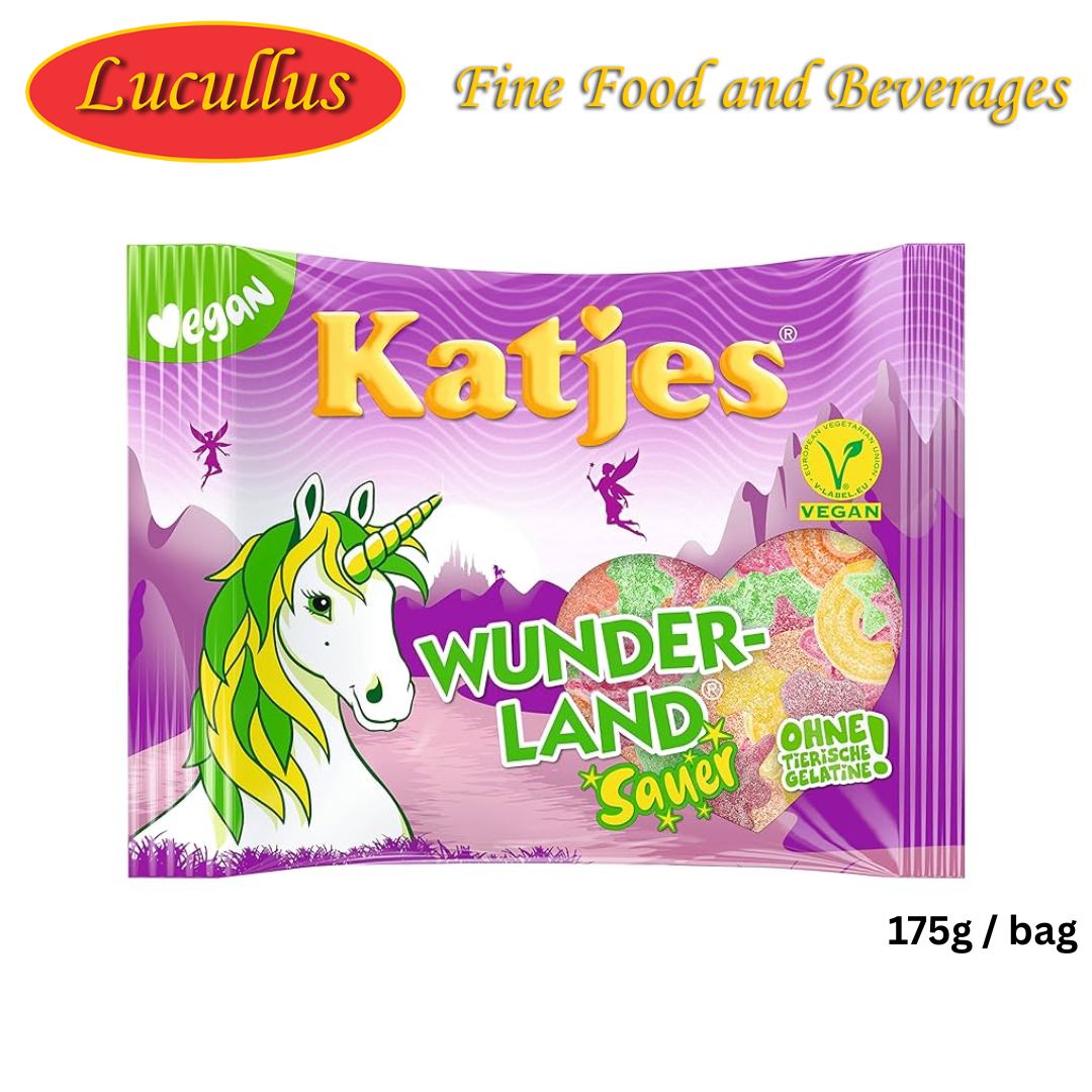 KATJES - WUNDERLAND SAUER / SOUR FRUIT JELLY 175G