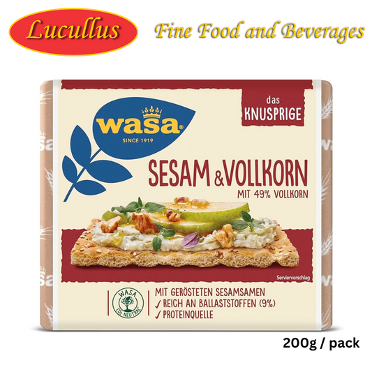WASA - SESAM &amp; VOLLKORN / SESAM-Knäckebrot 200G