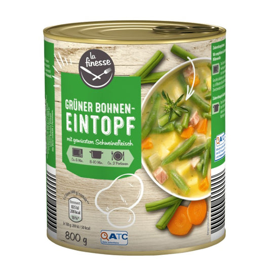 La Finesse - Green Beans Stew - 800 g / Gruene Bohnen Eintopf