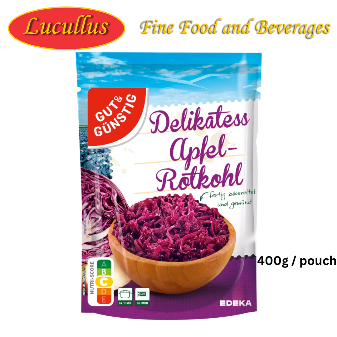 GUT & GÜNSTIG - DELIKATESS APFELROTKOHL / RED CABBAGE WITH APPLE 400G