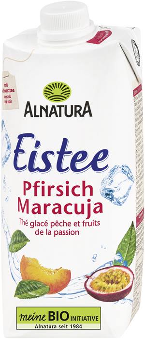 Alnatura - Bio Organic Ice Tea Peach Passion Fruit 0.5 L / Eistee Pfirs/Maracuja