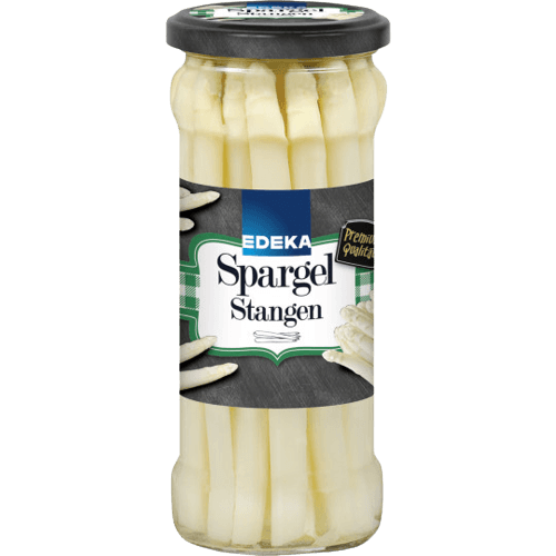 Edeka - Asparagus Spears - 330 g glass / Spargelspitzen