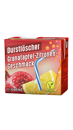 Wesergold Durstlöcher - Pomegranate Lemon Juice - 0.5L / Granatapfel - Zitronen Geschmack