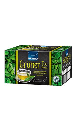 Edeka - Green Tea with Lemon in bags - 20er pck / Gruener Tee mit Zitrone