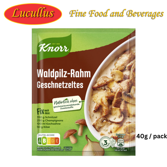 Knorr - Fix for Mushroom Cream Meat 40 g pck / Waldpilz Rahm Geschnetzeltes