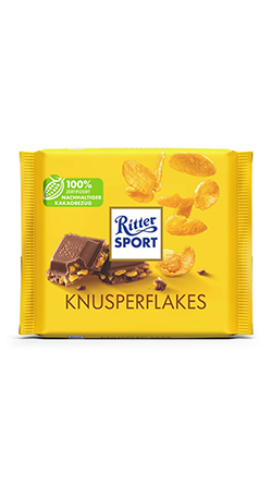 Ritter Sport - Crispy Flakes Chocolate - 100 g / Knusperflakes