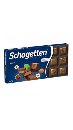 Schogetten - Nougat - 100g bar / Nugat