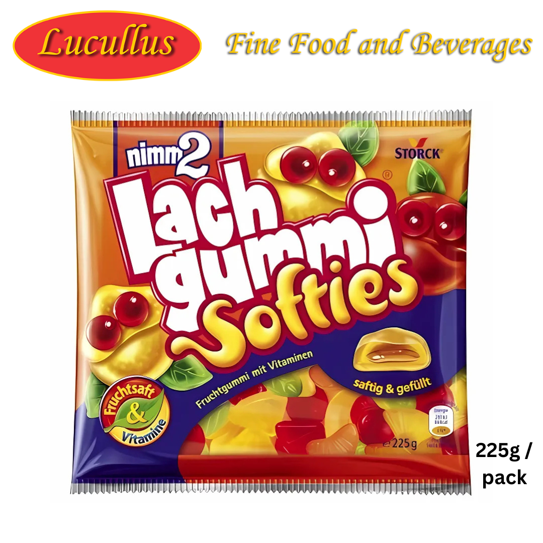STORCK NIMM2 - LACHGUMMI SOFTIES FRUCHTMIX / SOFT FRUIT GUMS 225G