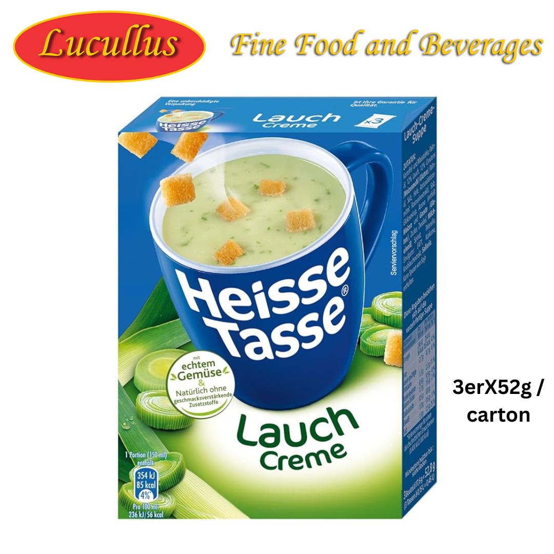 HEISSE TASSE - LAUCH CREME / LEEK CREAM SOUP 3ERx52G