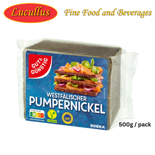 GÜT &amp; GUNSTIG - PUMPERNICKEL / SCHWARZBROT 500G PCK