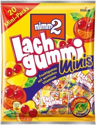 Storck Nimm 2  Lachgummi  Minis / Fruit wine gums 210g