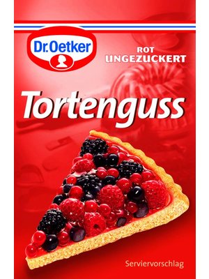 Dr. Oetker Tortenguss Rot / Red Glaze 3 er