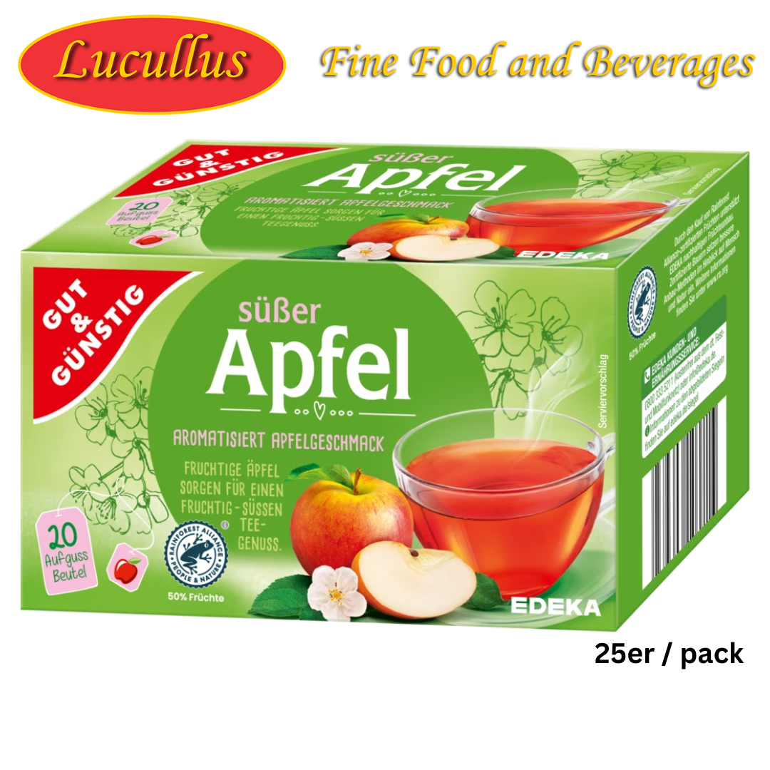 GUT & GÜNSTIG - APFEL FRÜCHTE TEE / APPLE FRUIT TEA IN BAGS 20ER