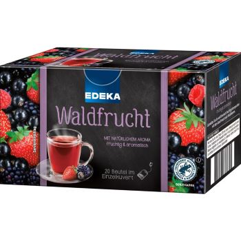 Edeka Waldfrucht Tee / Wild fruit Tea 20 bags