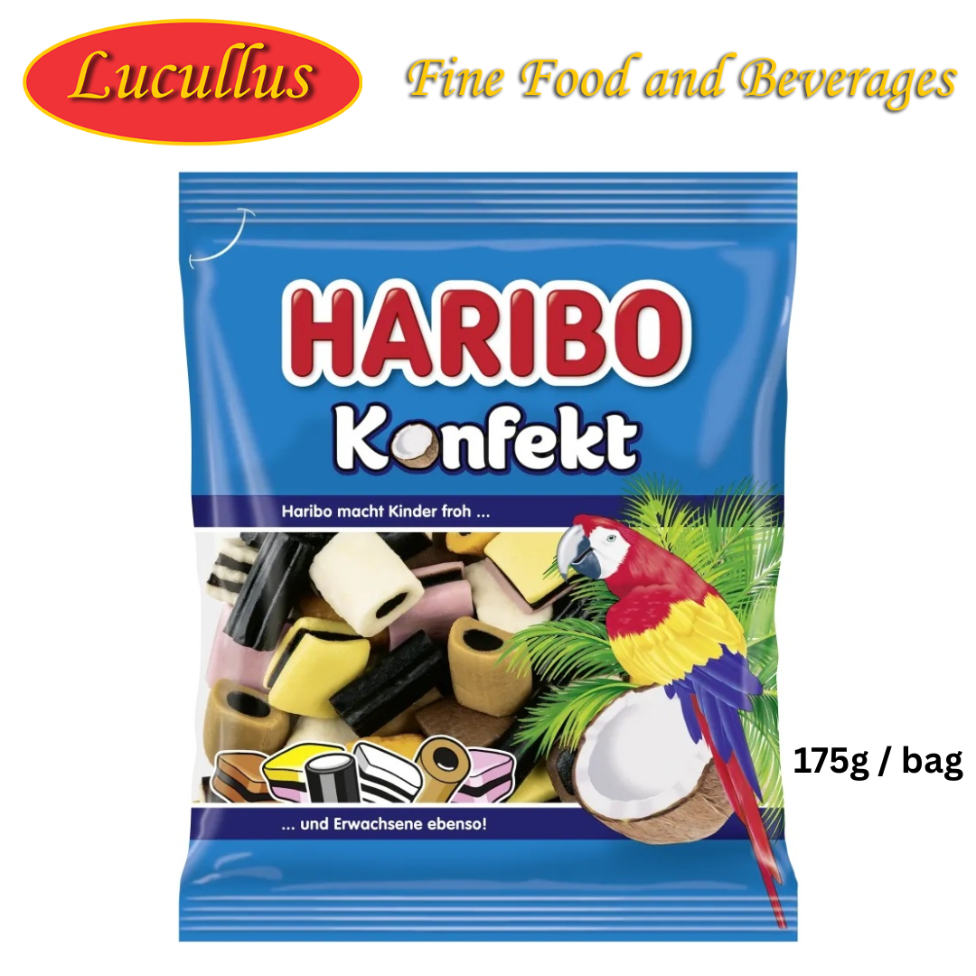 HARIBO - KONFEKT / LIQUORICE SWEETS 175G