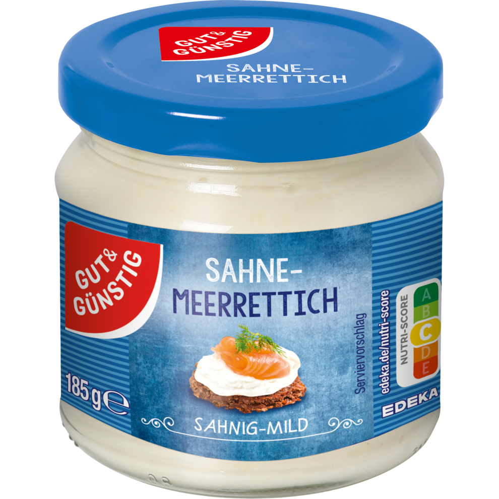 G+G Sahne Meerrettich / Cream of Horseradish 185g – Lucullus Shop