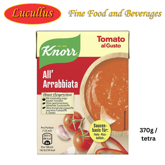 KNORR - TOMATENAL GUSTO ALL'ARARBBIATA-SAUCE 370G