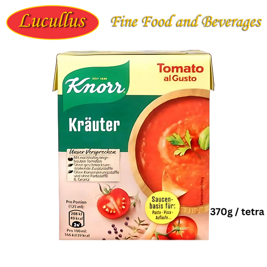 KNORR - AL GUSTO KRÄUTER / KRÄUTERSAUCE 370G