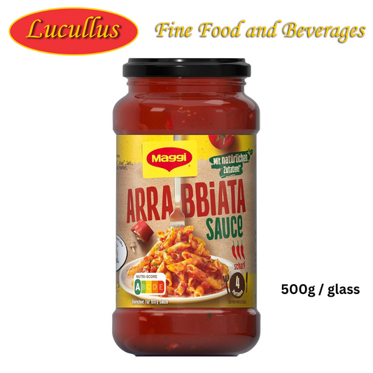 MAGGI - ARRABBIATA SAUCE SCHARF / PASTA TOMATEN CHILI SAUCE 500G