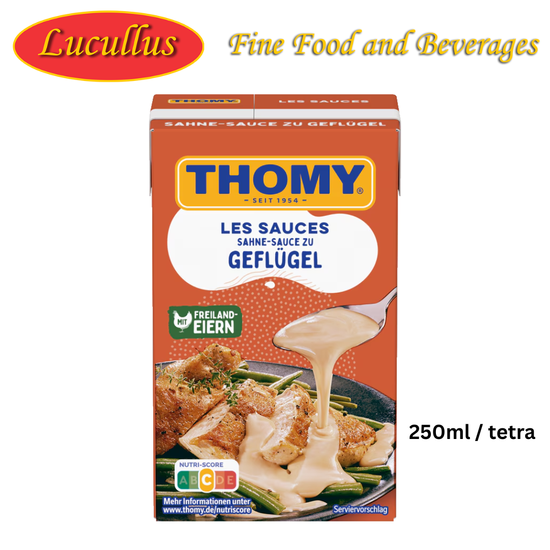 THOMY - LES SAUCES GEFLUEGEL SAHNE SAUCE 250ML BTL