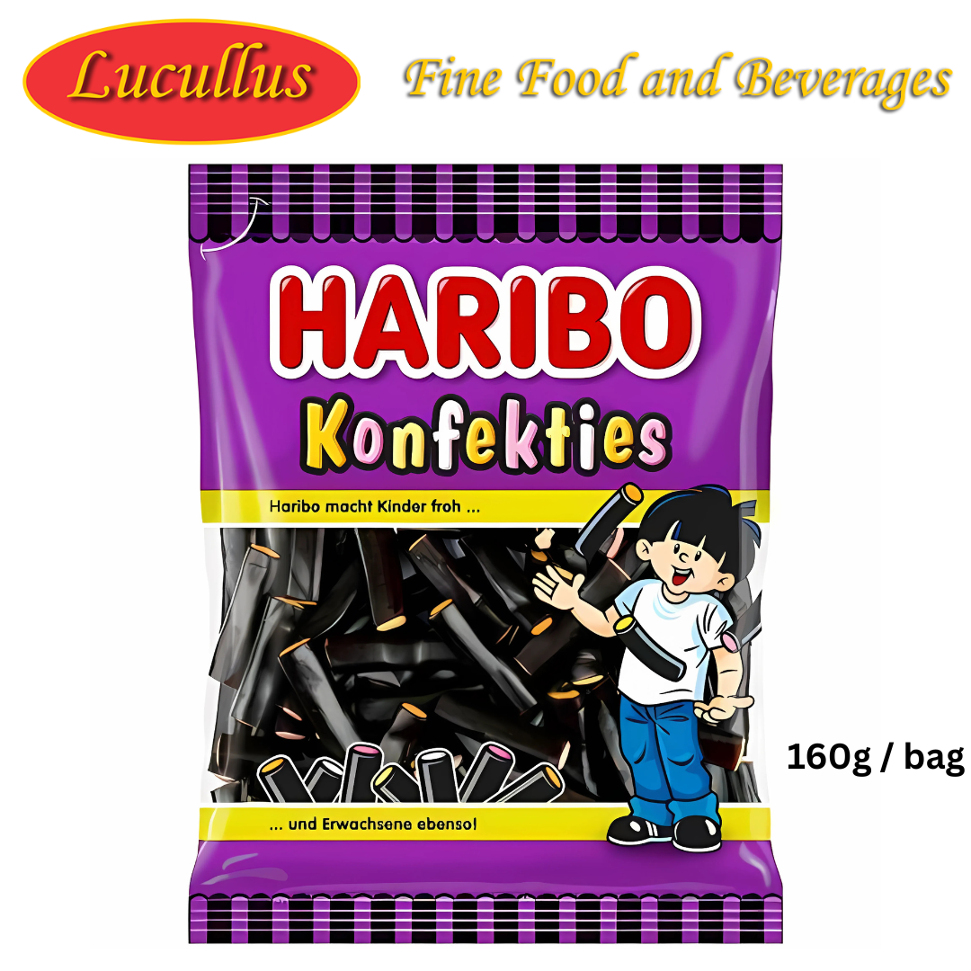 HARIBO - KONFEKTIES / LIQUORICE SWEETS 160G