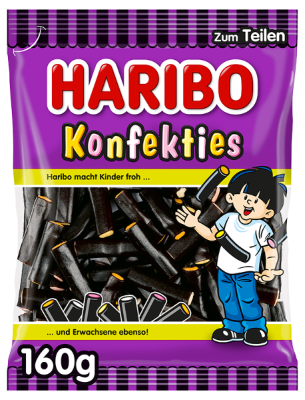 Haribo Konfekties / Liquorice sweets 160g