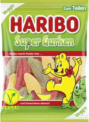 Haribo Super Gurken / Sour Gherkins Jelly 175g