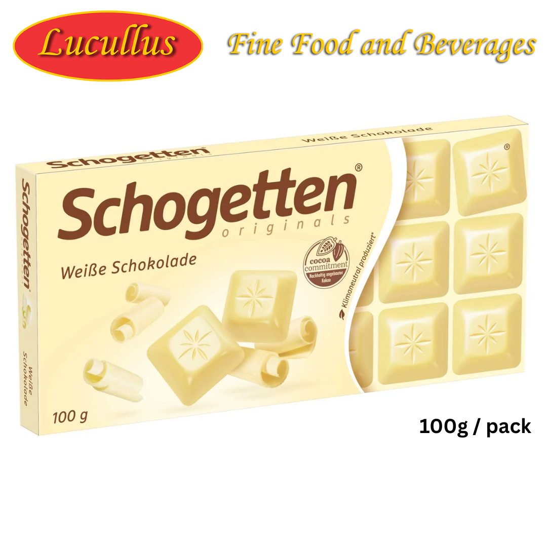 SCHOGETTEN - WEISSE SCHOKOLADE / WHITE CHOCOLATE 100G