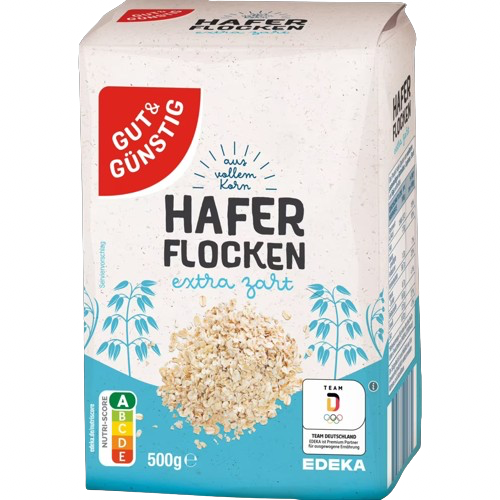 G+G Hafer Flocken Extra Zart / Oat Flakes extra tender 500g