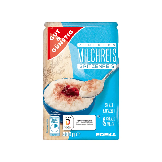 G+G Milchreis Spitzenreis/ Milk Rice Round Grain 500g