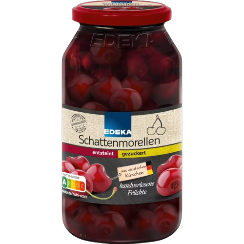 Edeka Schattenmorellen entsteint / Morello Cherries without stones 680g