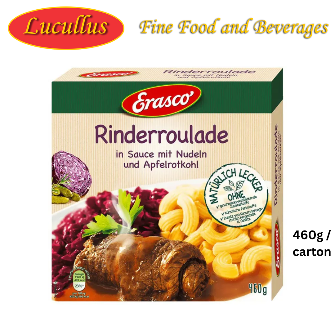 Erasco Rinderroulade / Rinderoliven 460g / Karton