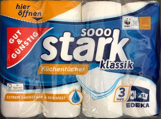 G+G Sooo Stark Kütchentücher / So Strong Kitchen Paper Towel 3 Layers