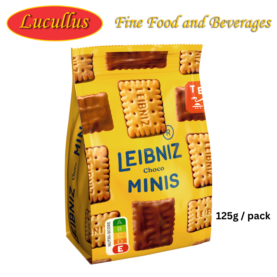 BAHLSEN LEIBNIZ - MINI SCHOKO / MINI BUTTER BISCUITS W/ CHOCOLATE 125G