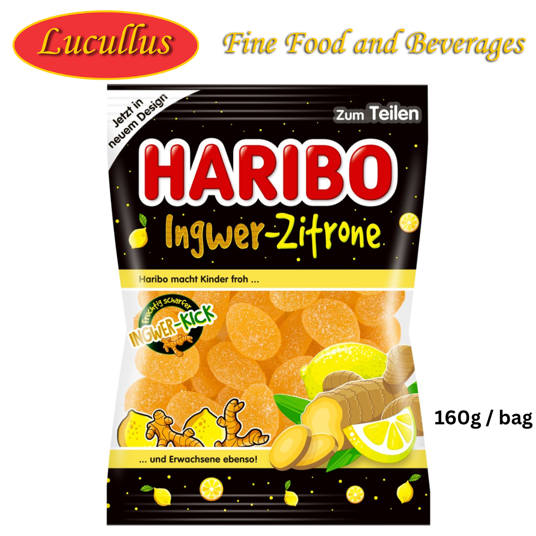 HARIBO INGWER ZITRONE / GINGER LEMON 160G