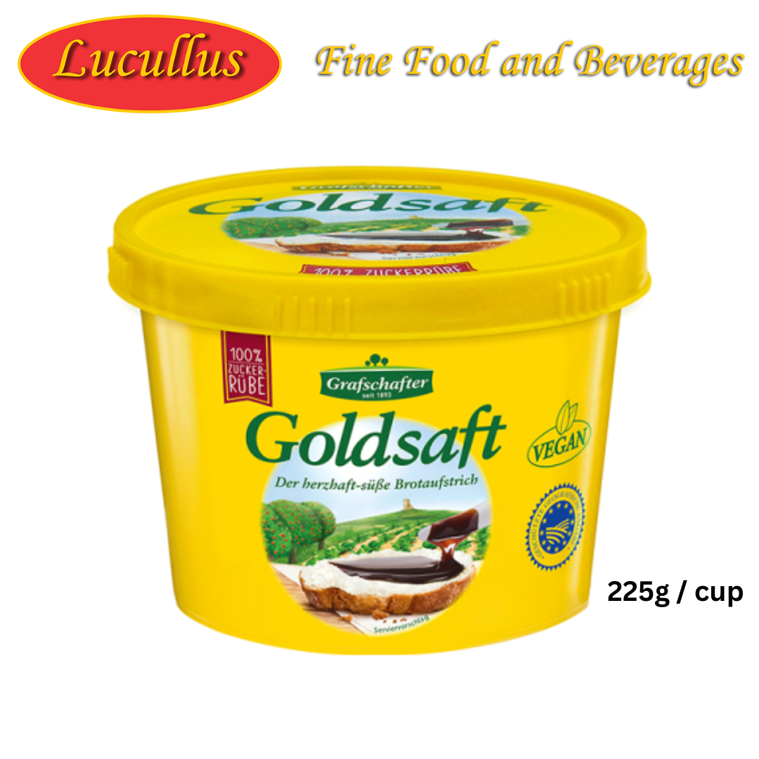 GRAFSCHAFTER - GOLDSAFT ZUCKER RUBE / LIQUID DARK SYRUP SUGAR BEET 225G