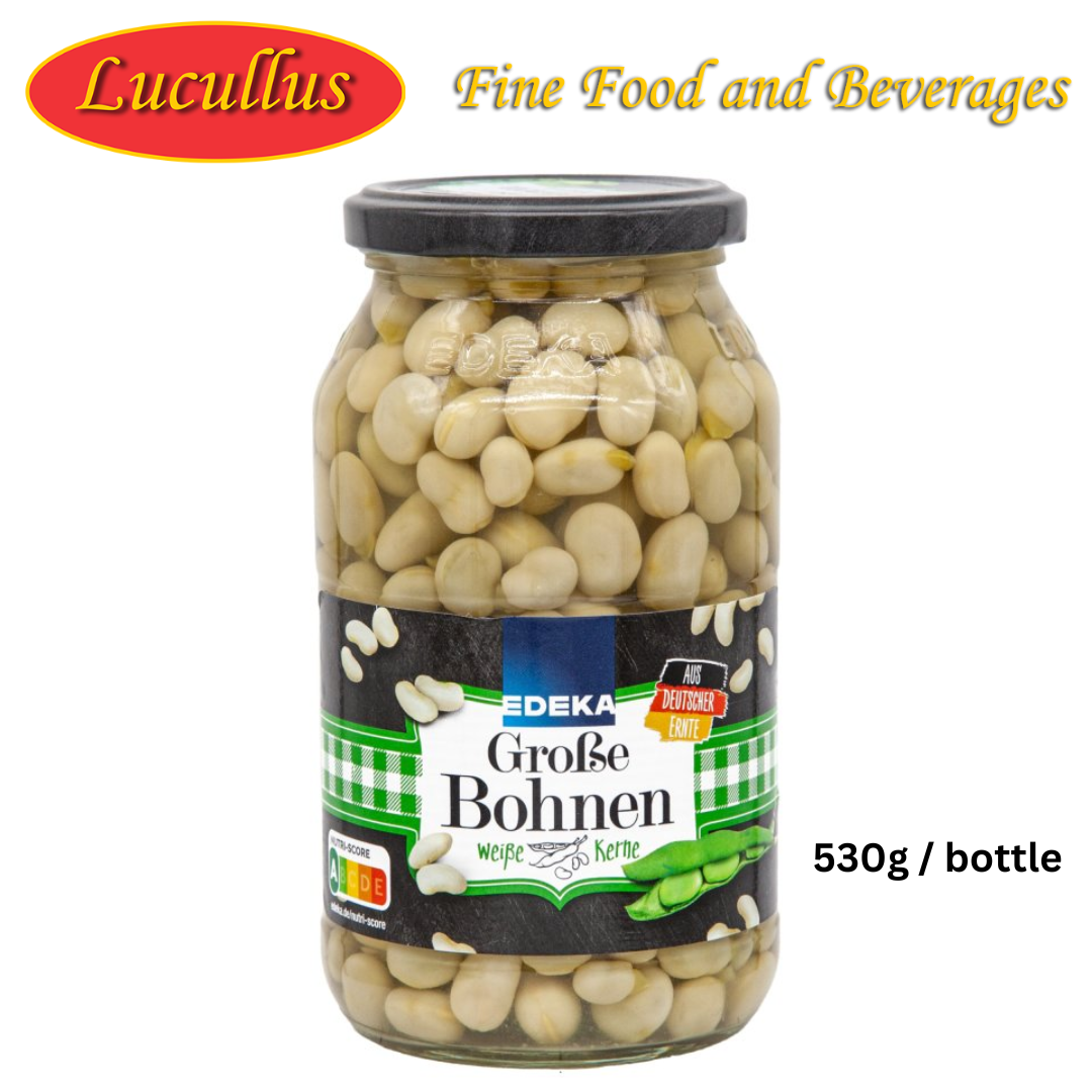 EDEKA -  GROßE WEIßE BOHNEN / BIG WHITE BEANS 530G