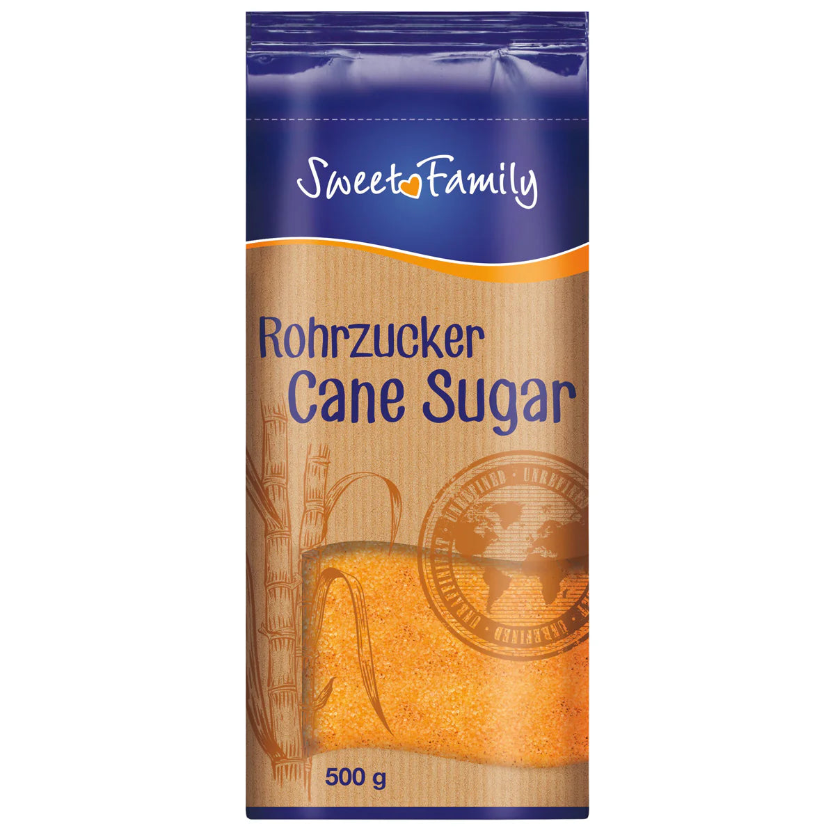 Sweet Family Nordzucker Rohrzucker 500g/Sweet Family Nordzucker cane sugar 500g