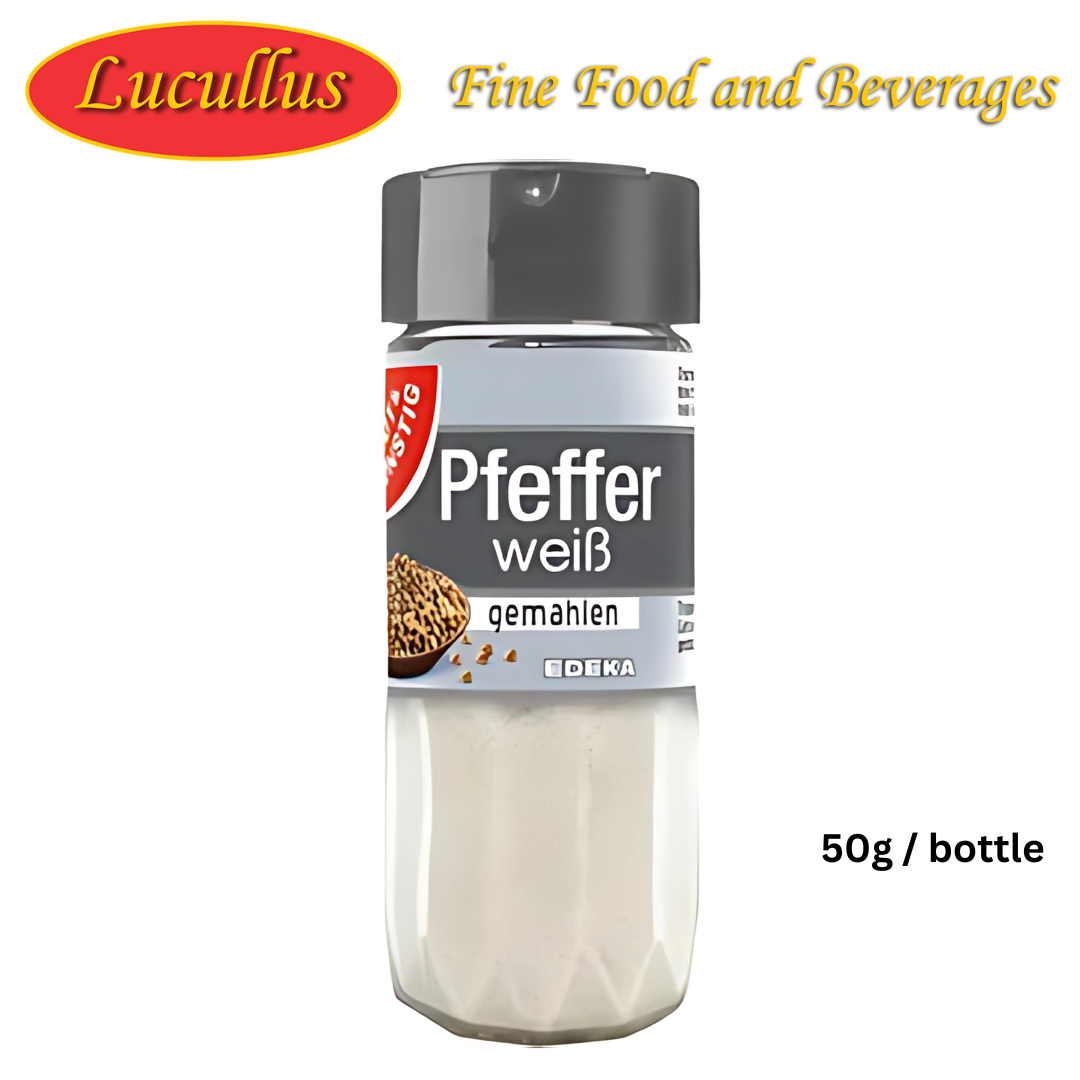 GUT & GÜNSTIG - PFEFFER WEIß GEMAHLEN / WHITE PEPPER GROUND 50G