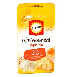 Aurora Weizenmehl Type 550/ Aurora Wheat Flour type 550 1000g