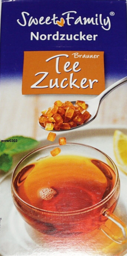 Nordz Brauner teezucker/Nordz brown tea sugar 500g