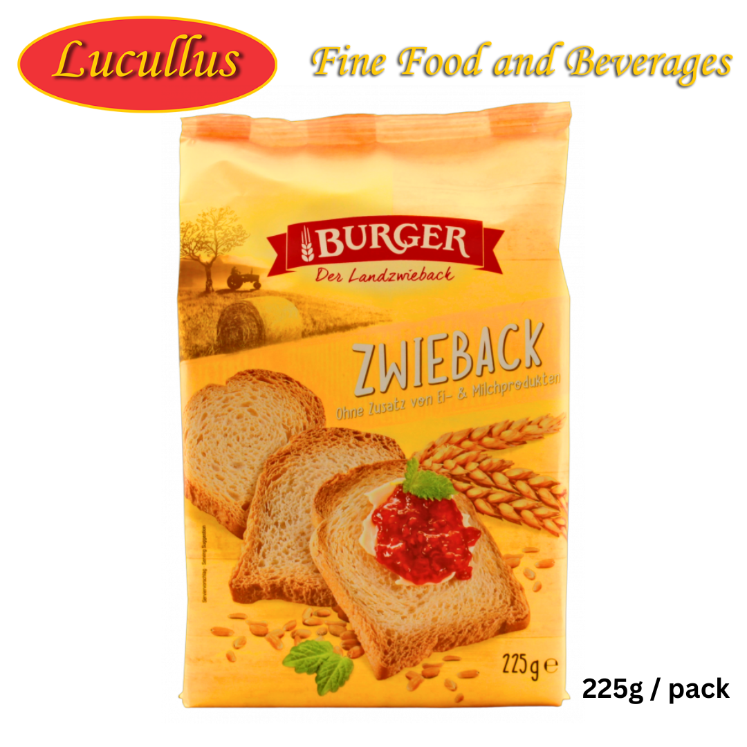 BURGER - ZWIEBACK / BURGER RUSKS 225G