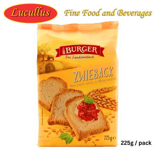 BURGER - ZWIEBACK / BURGER ZWEIT 225G