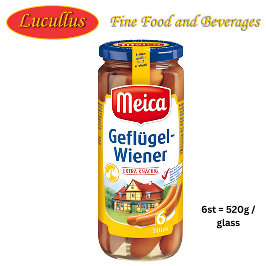 MEICA - GEFLÜGEL WIENER 6ST = 520G