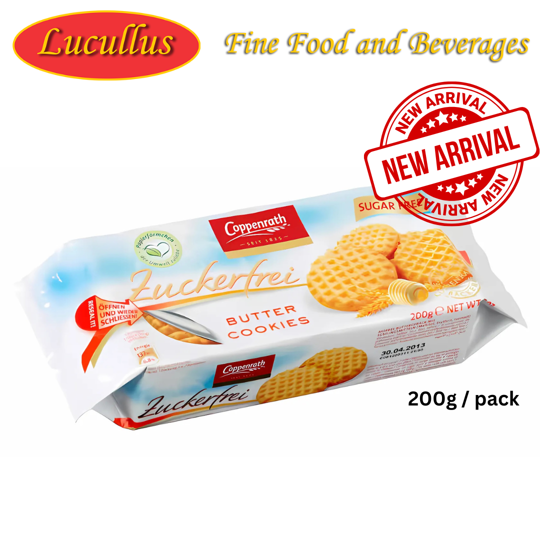 COPPENRATH - BUTTER COOKIES ZUCKERFREI 200G
